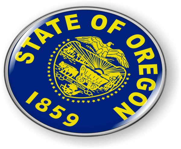 Oregon - State Flag Emblem